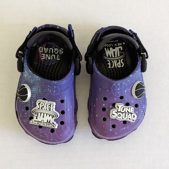 Crocs X Space Jam Classic All-Terrain Clog Sz 5 Tune Squad - Picture 2 of 9